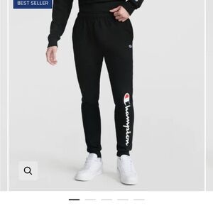 Champion Black Tapered Sweatpants Joggers